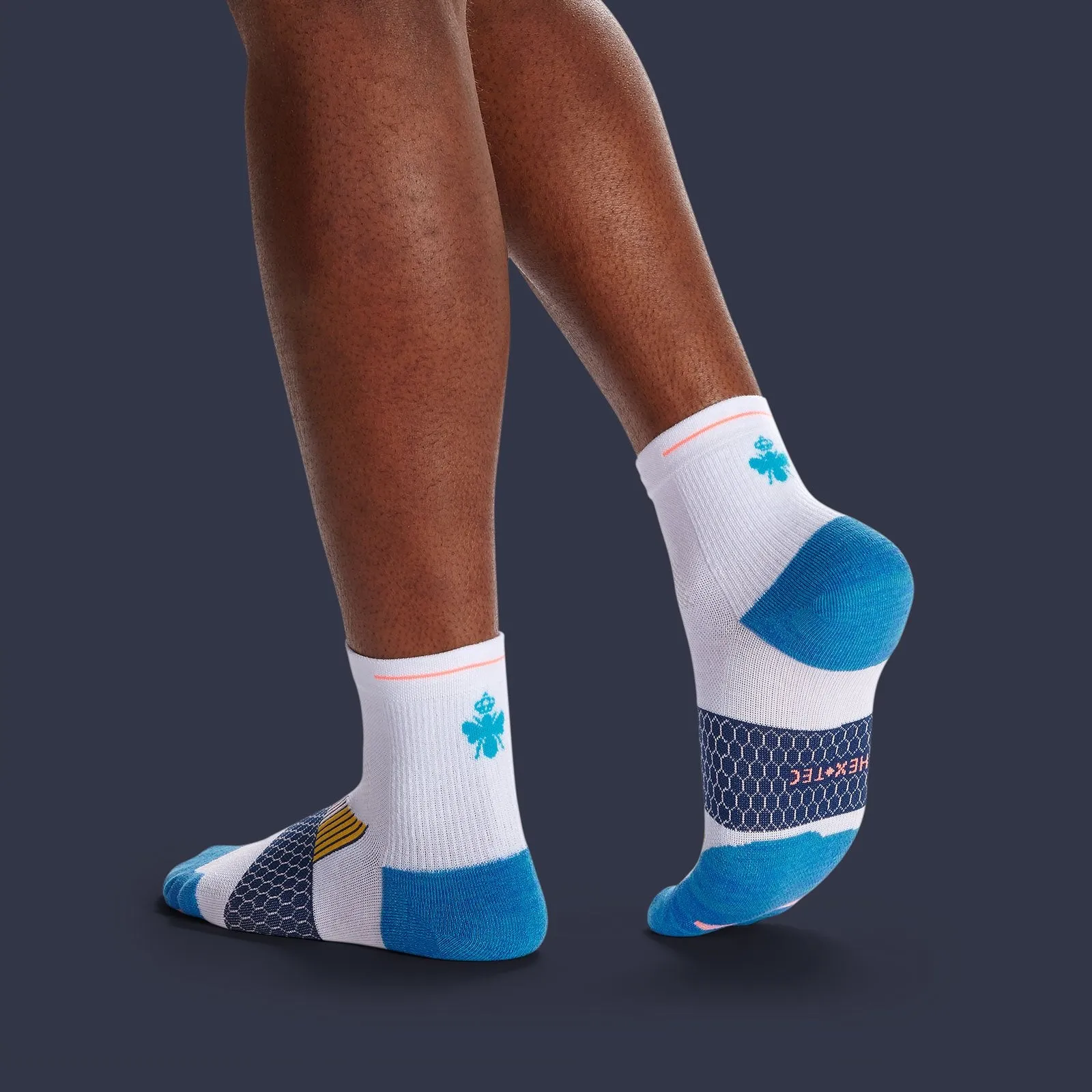 Men's Summer Style Performance Running Quarter Socks