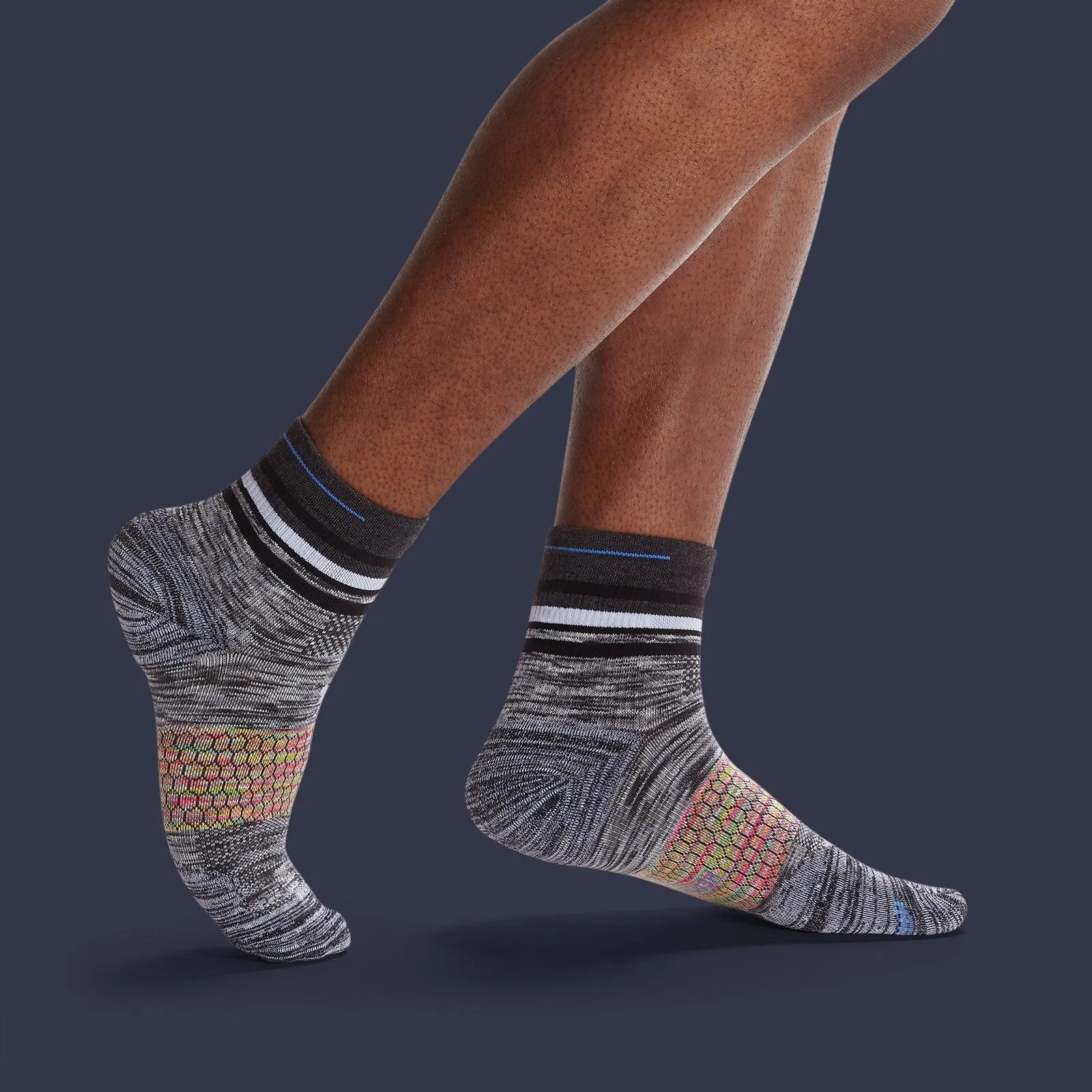 Men's Summer Style Performance Running Quarter Socks