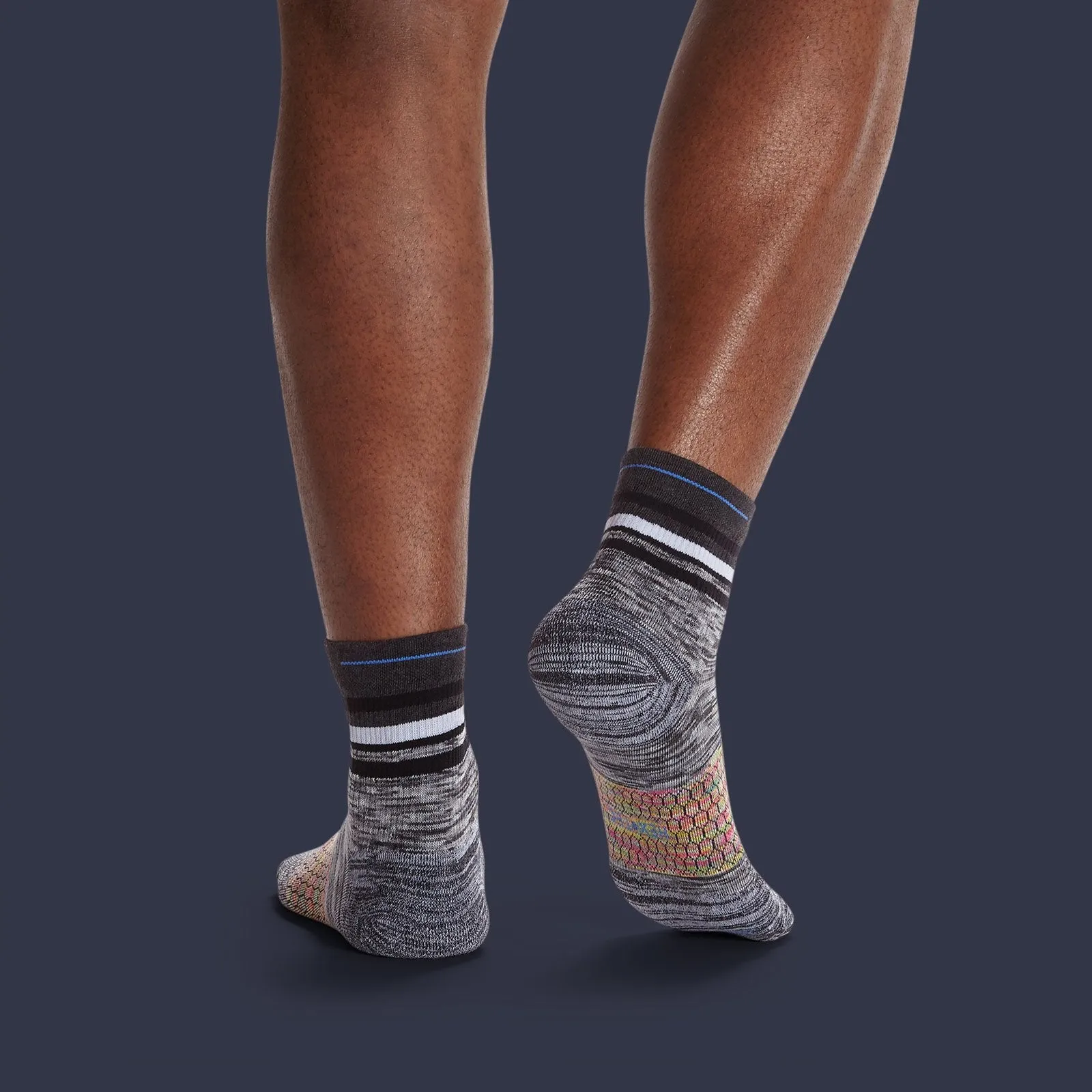 Men's Summer Style Performance Running Quarter Socks