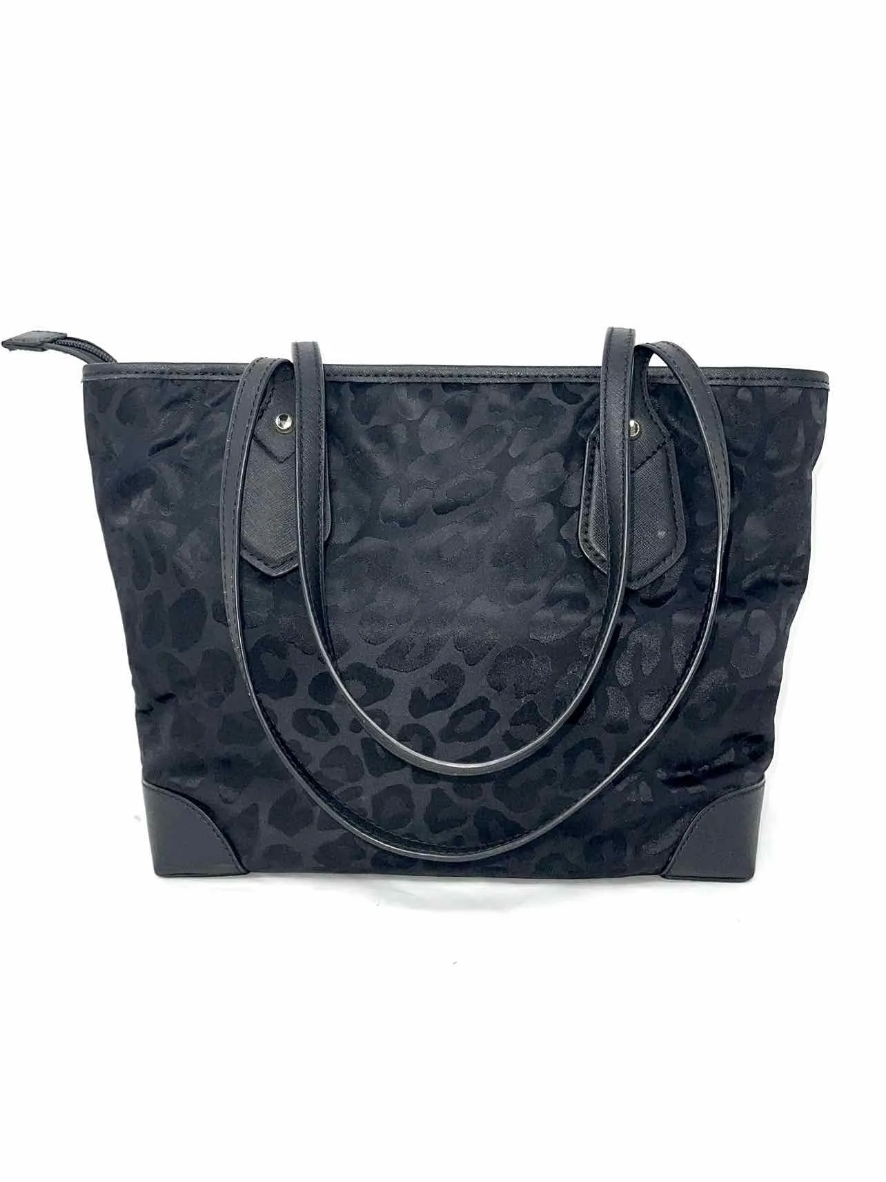 Michael Michael Kors Size Black Animal Print Nylon Designer Tote