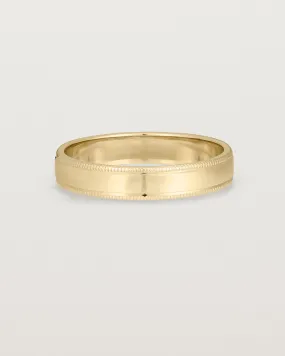 Millgrain Wedding Ring | 4mm