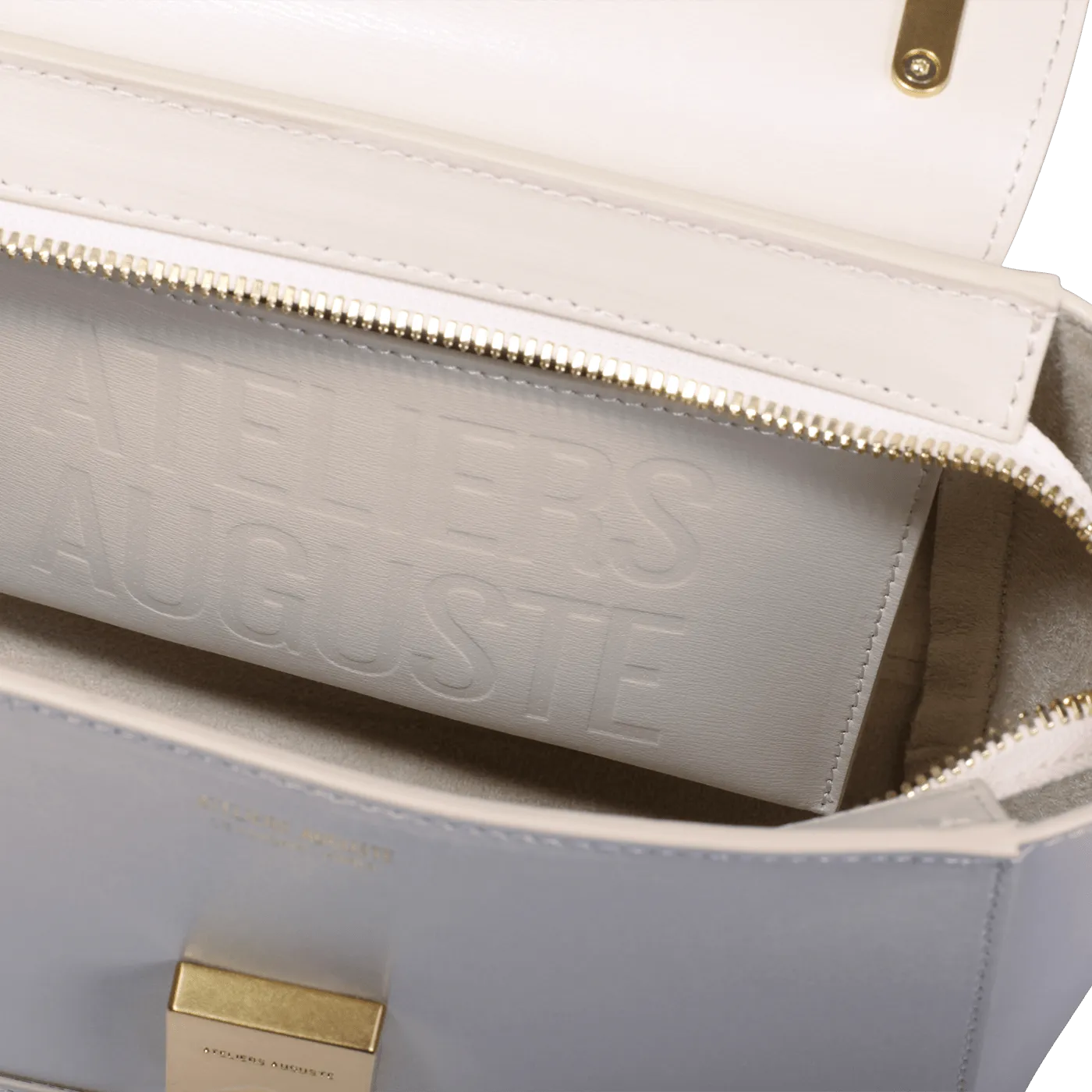 Mini Marly Gold Edition - Cuir Box Blanc Cassé