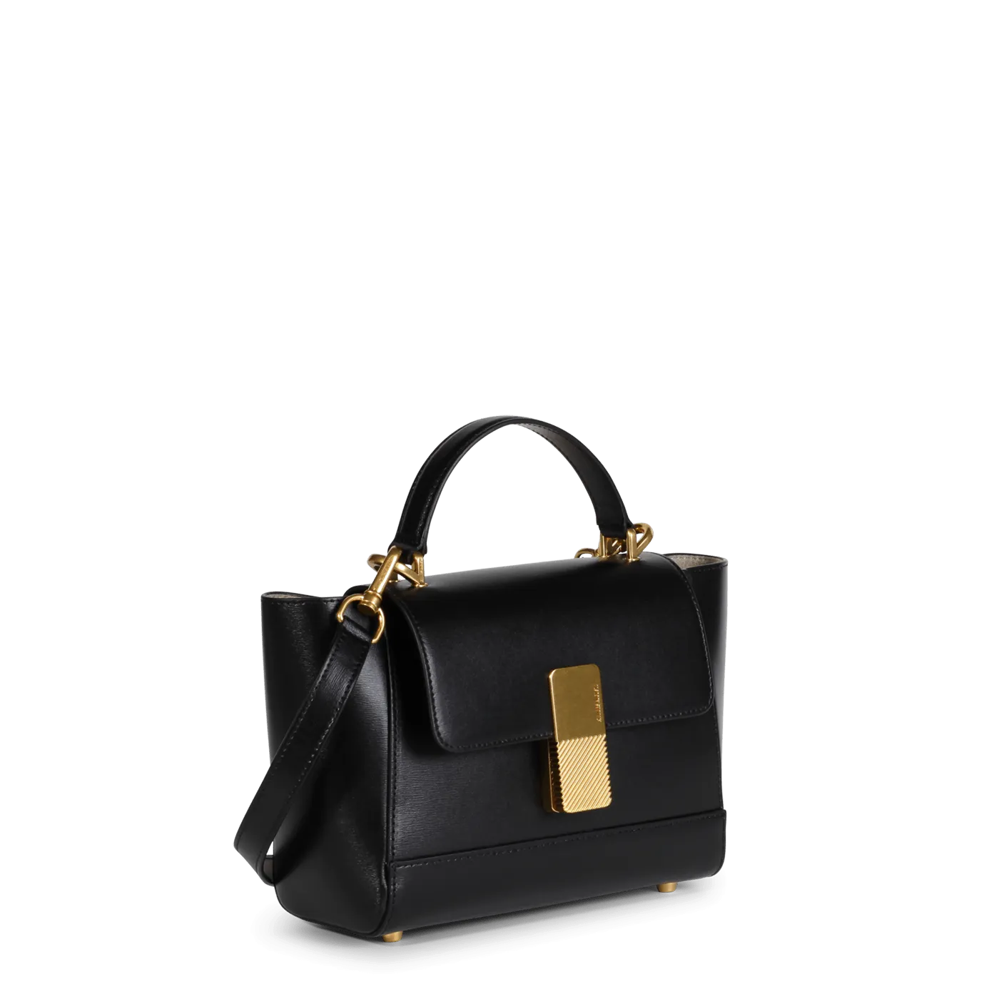 Mini Marly Gold Edition - Cuir Box Noir