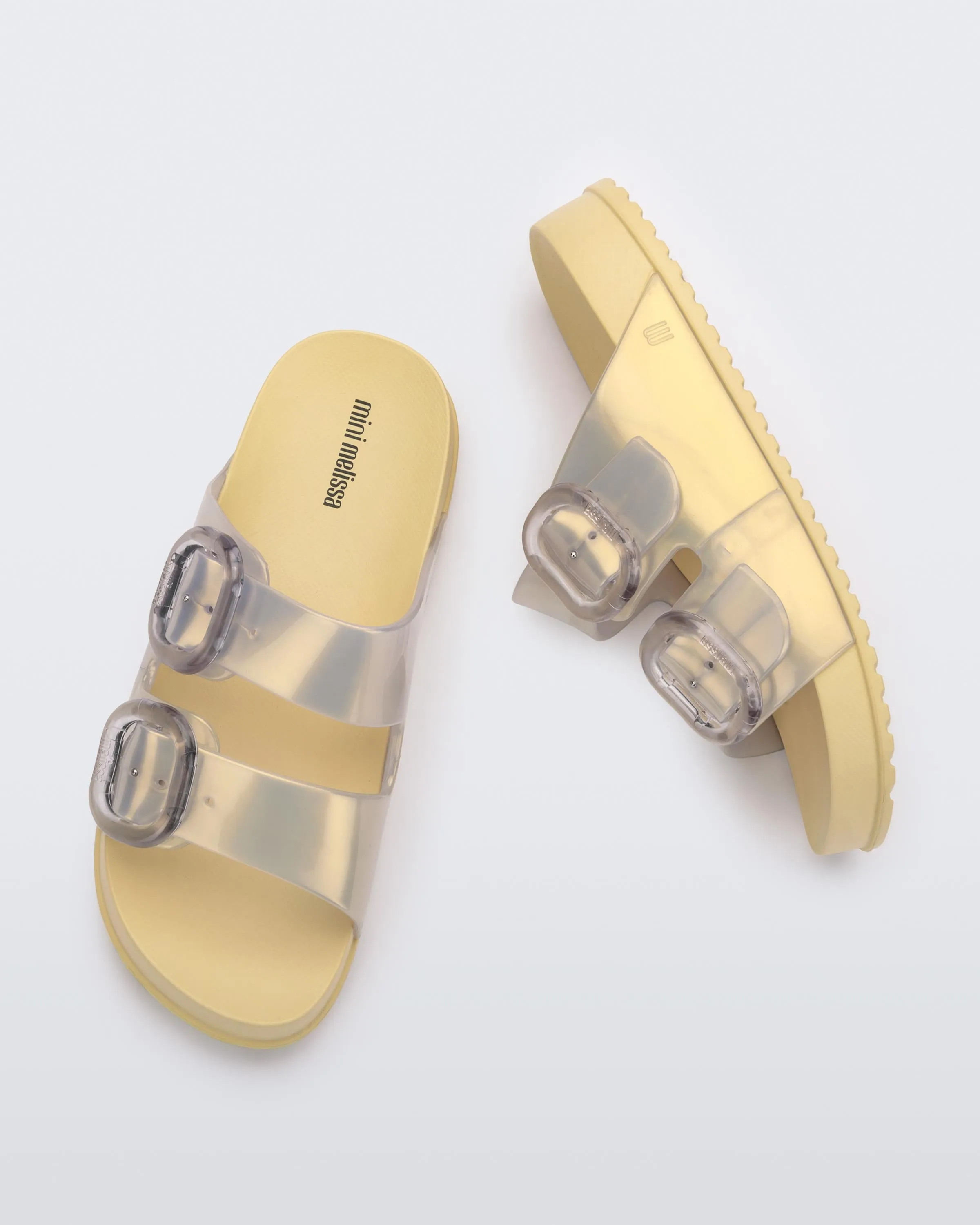 Mini Melissa Cozy Slide - Pearly Yellow