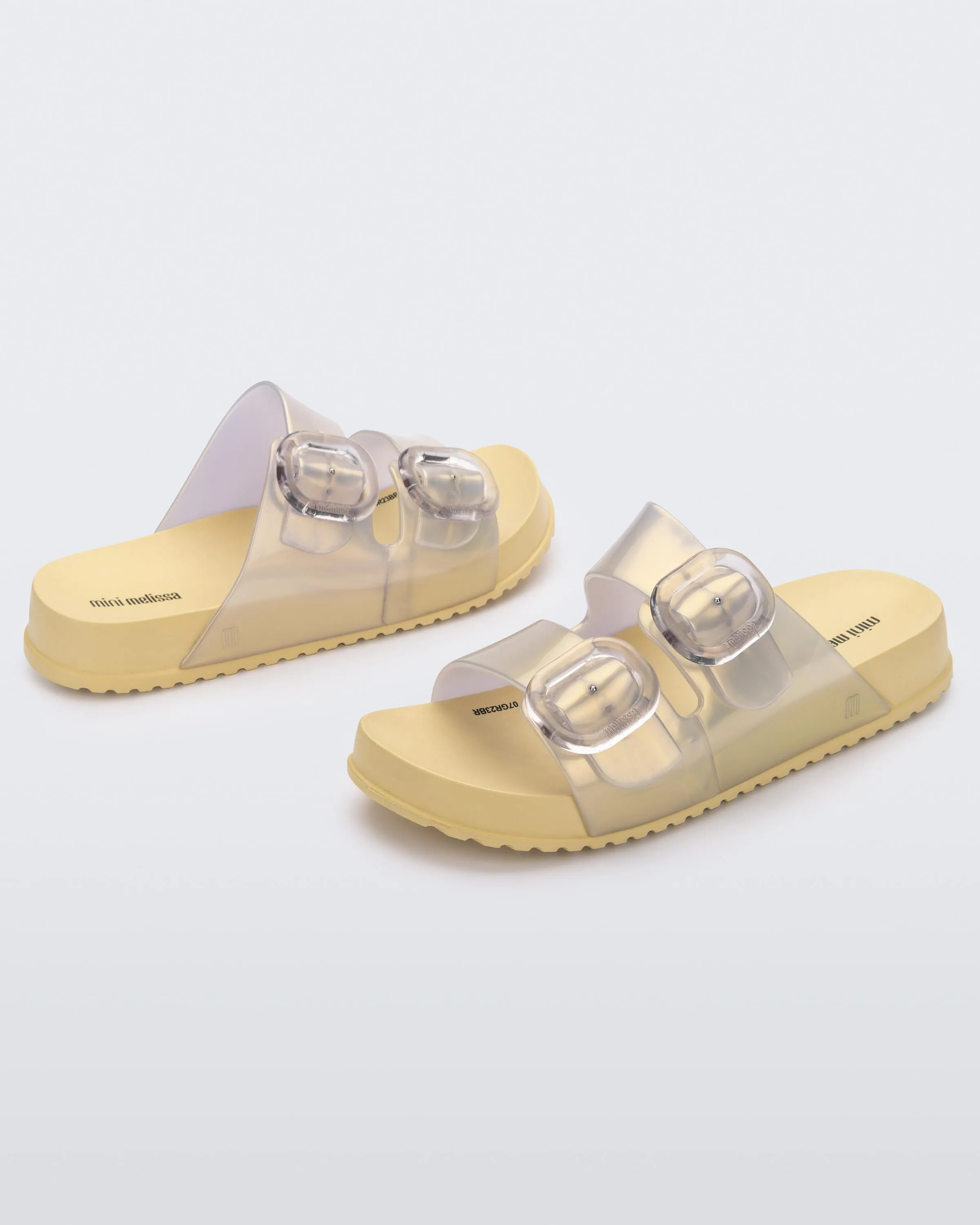 Mini Melissa Cozy Slide - Pearly Yellow