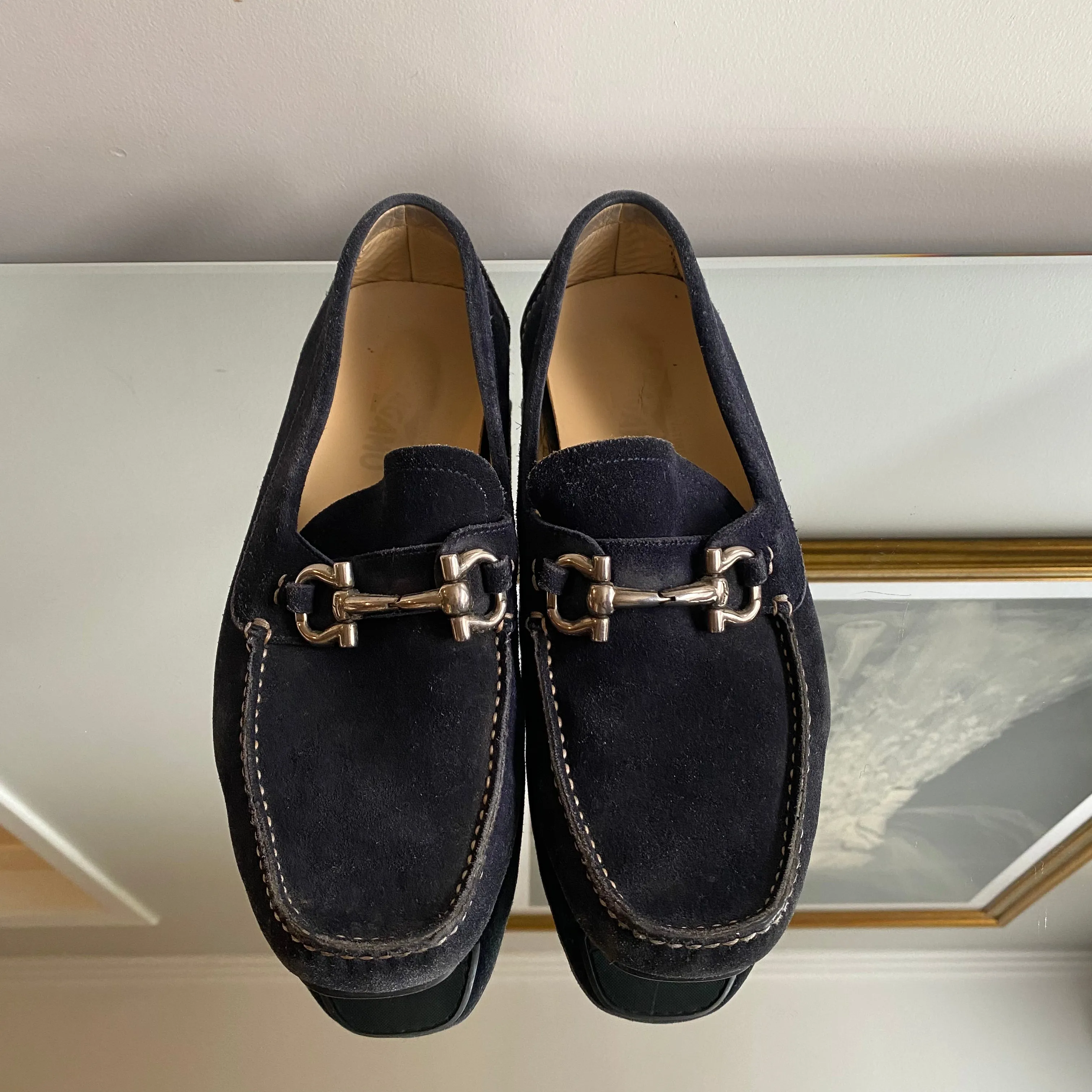 Mocassim Tod’s Camurça Azul Marinho