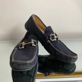 Mocassim Tod’s Camurça Azul Marinho