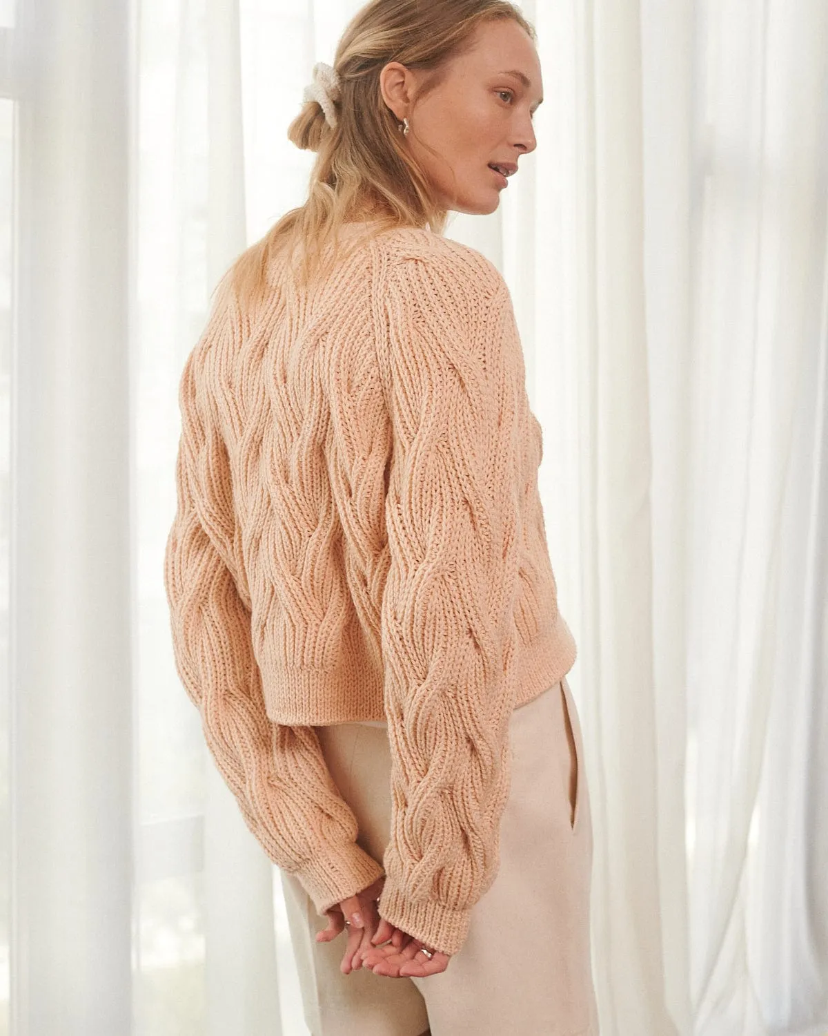 Nemunas: Golden Hour Merino Wool Cardigan