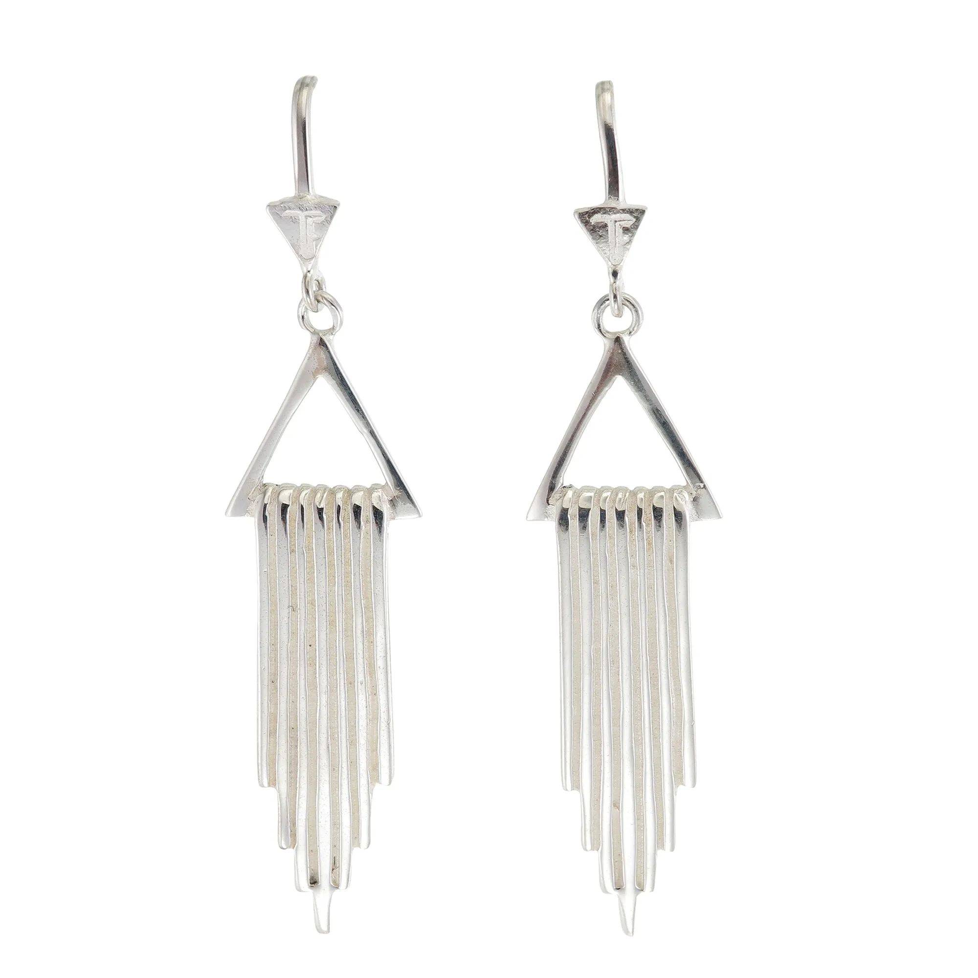 NIGHTFALL PULL THROUGH EARRINGS - SILVER