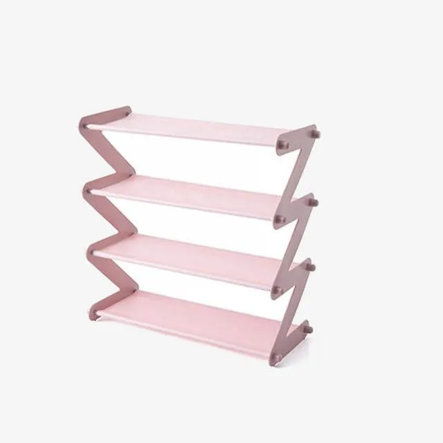 Non-woven shoe storage rack