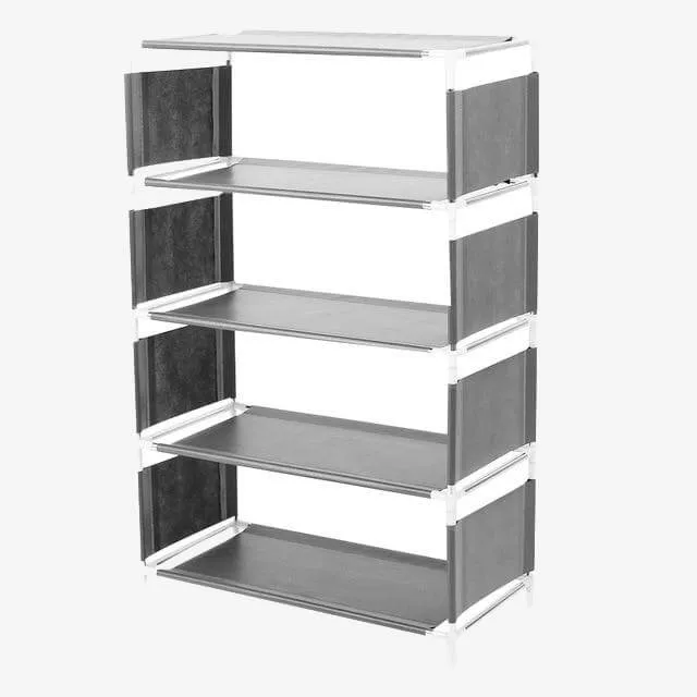 Non-woven shoe storage rack