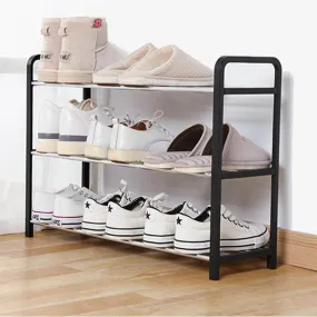 Non-woven shoe storage rack