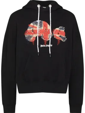 PALM ANGELS - Browns Union Jack Bear Hoodie