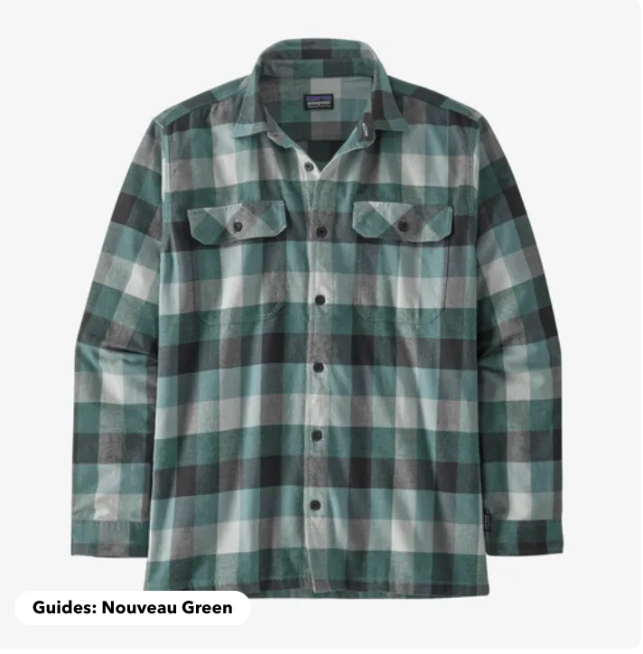 Patagonia Long-Sleeved Organic Cotton Midweight Fjord Flannel Shirt