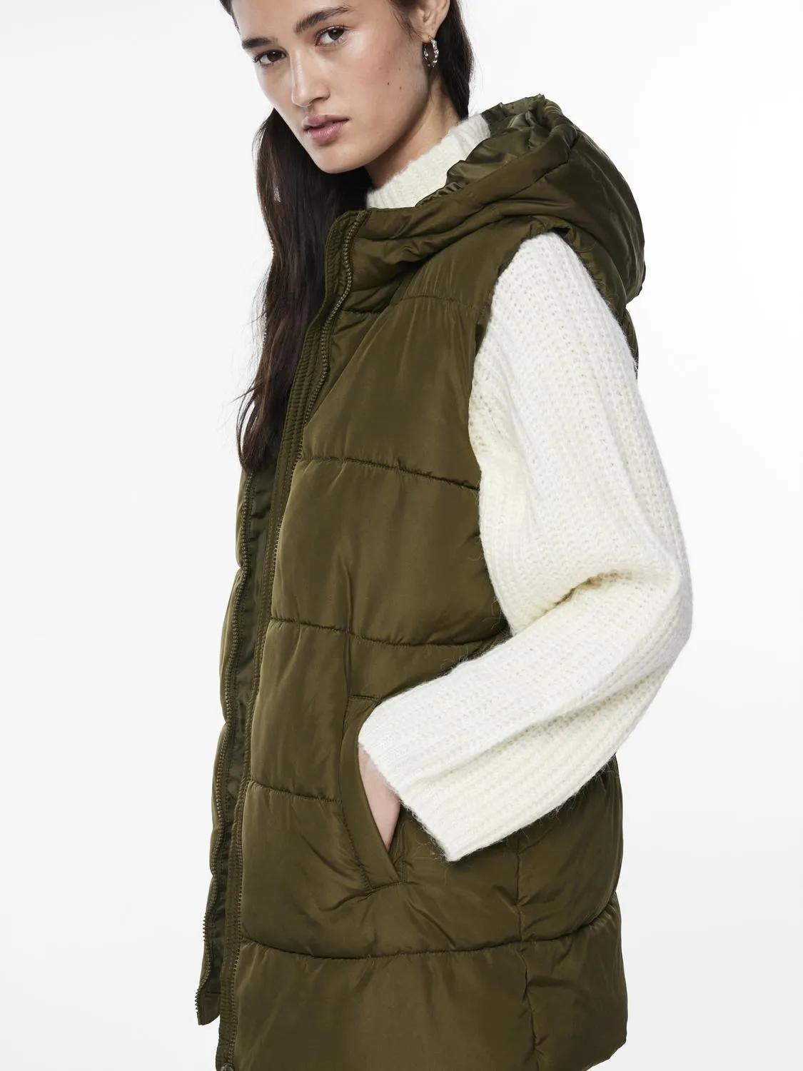 PCBEE Otw Gilet - Dark Olive