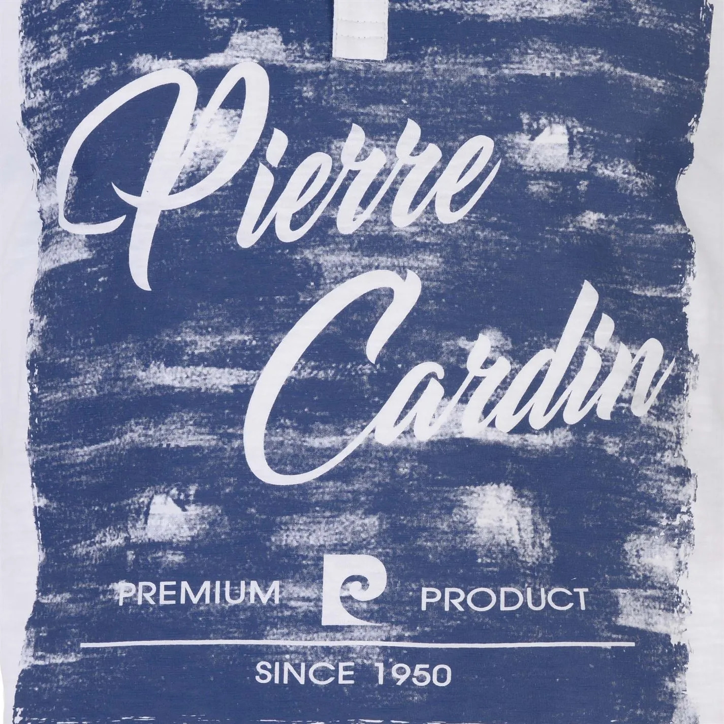 Pierre Cardin Mens Print Y Neck T Shirt V Tee Top Short Sleeve Cotton