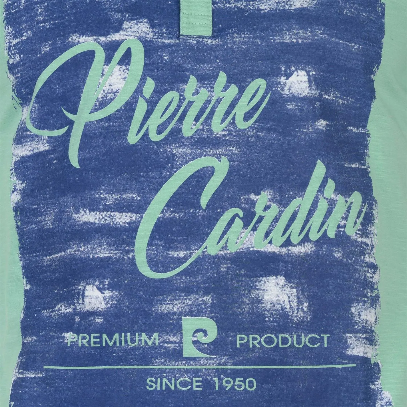 Pierre Cardin Mens Print Y Neck T Shirt V Tee Top Short Sleeve Cotton