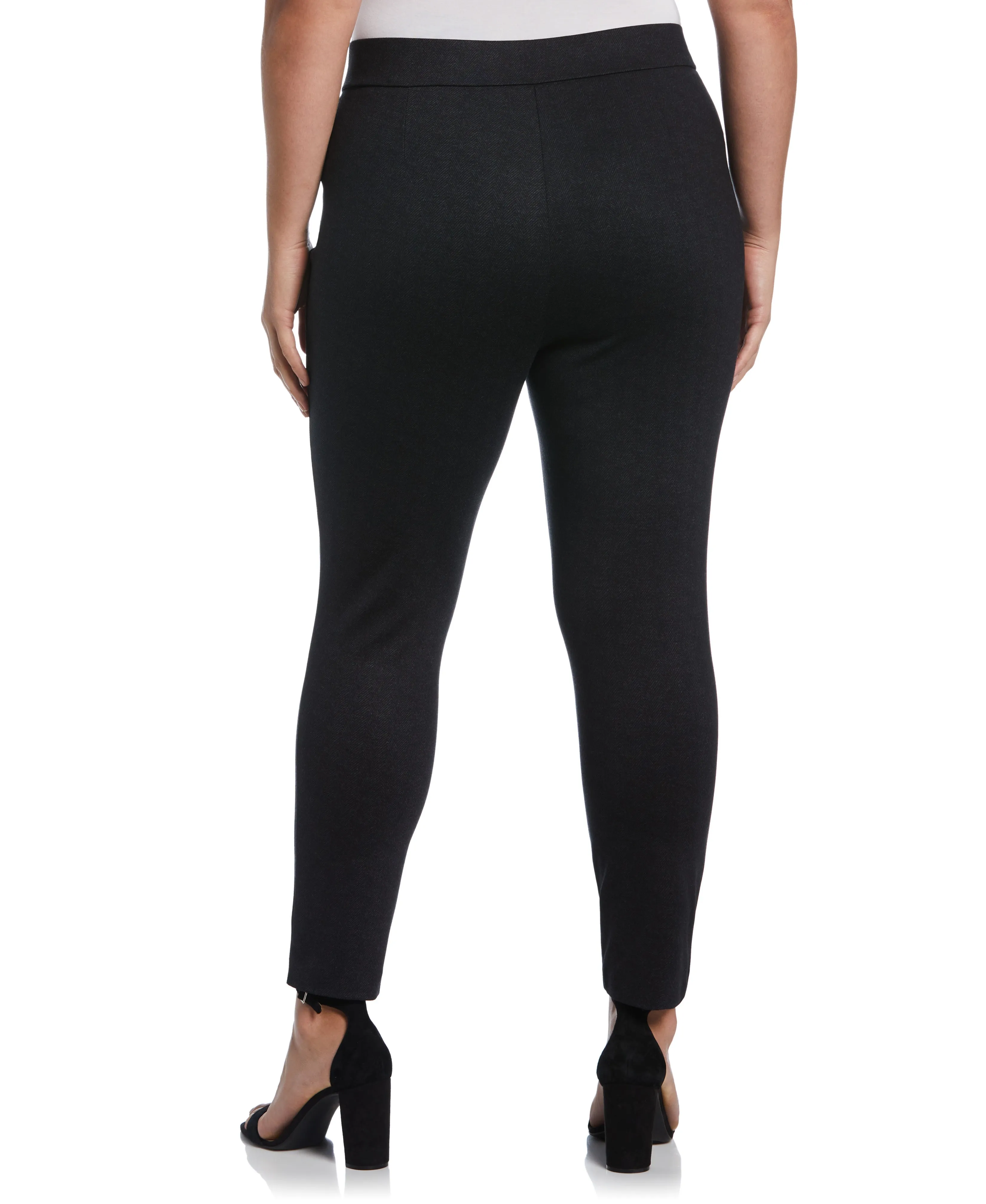 Plus Size Pull-On Pant with Zip Detail