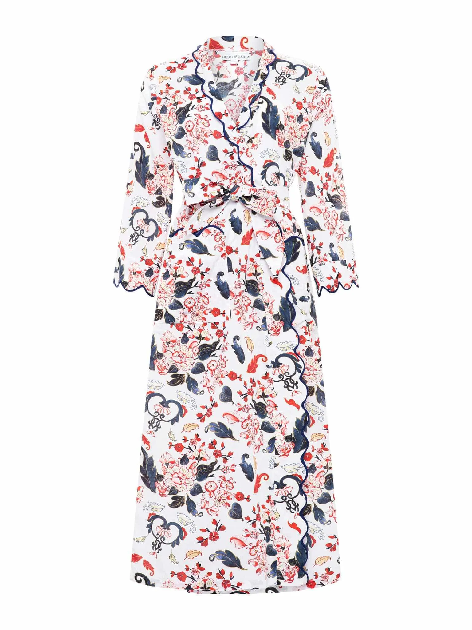 Porcelain Print Classic Robe