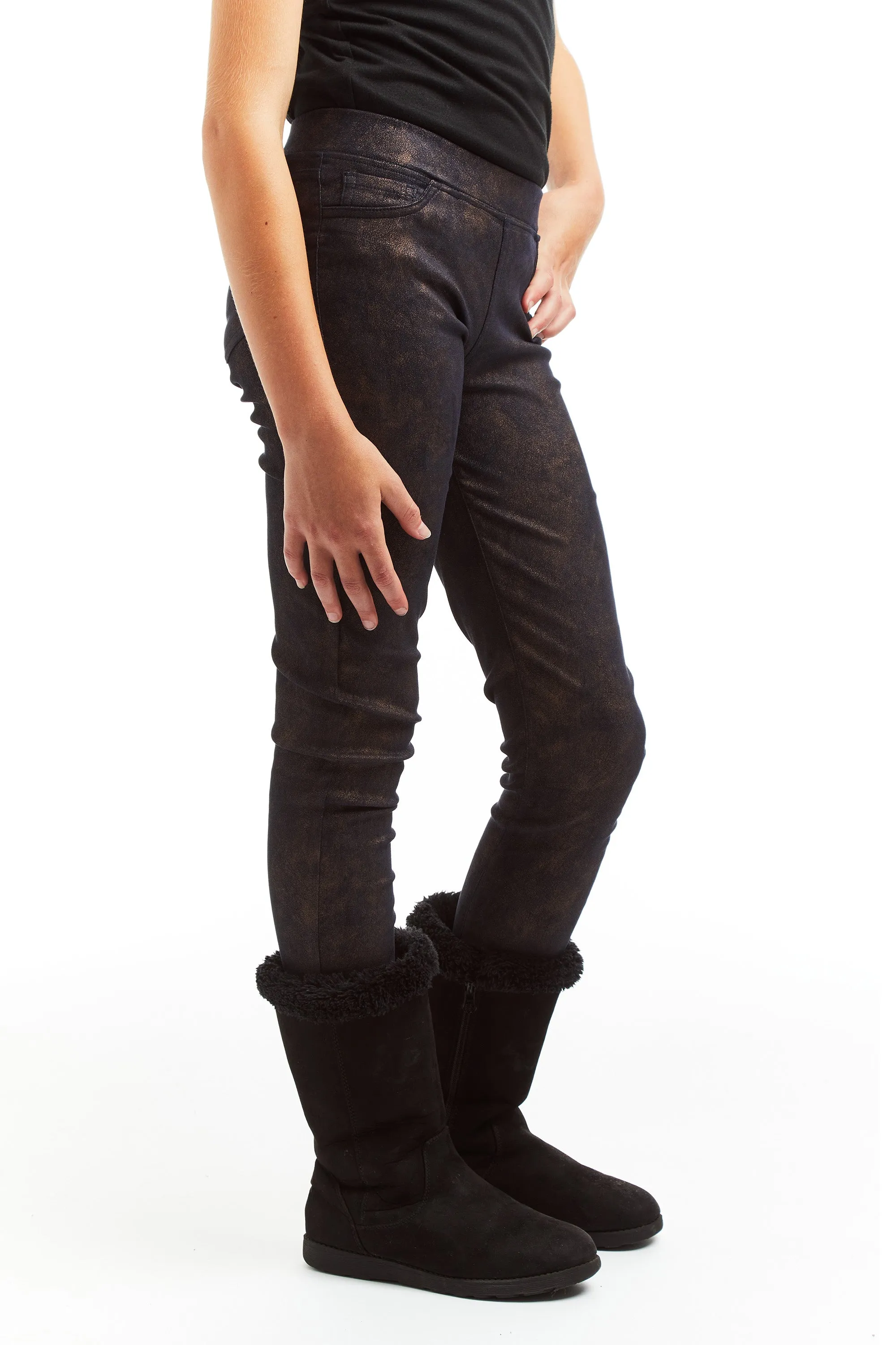 Pull On Vintage Suede Skinny