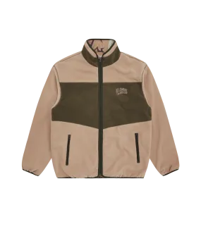 PULL OUT SHELL FLEECE ZIP THROUGH - SAND/CAMO