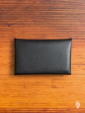 "Chorus" Leather Cardholder in Black