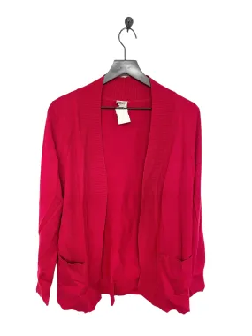 Red Cardigan Clothes Mentor, Size Xl