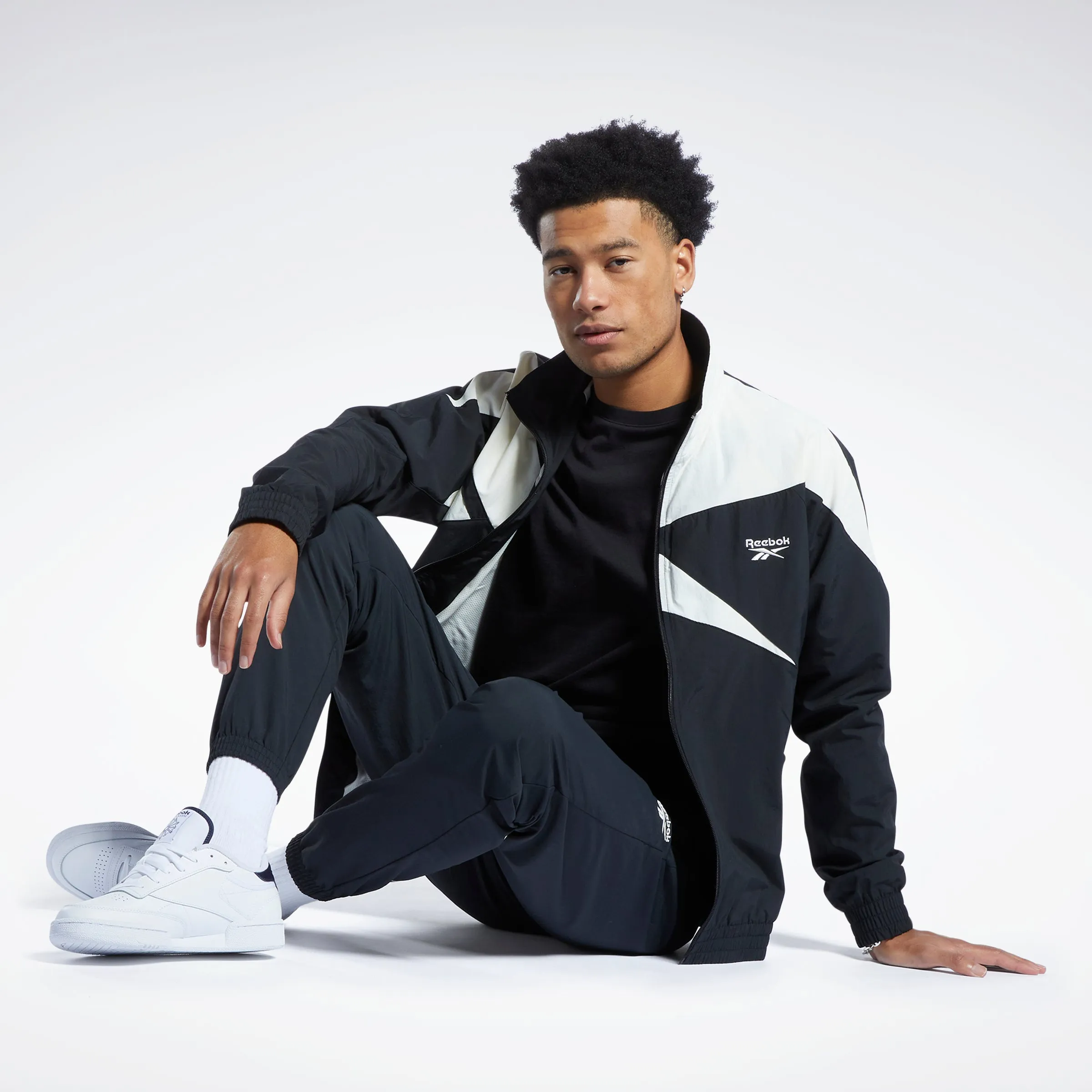 Reebok Apparel Men Classics Vector Track Top Nghblk/Nghblk