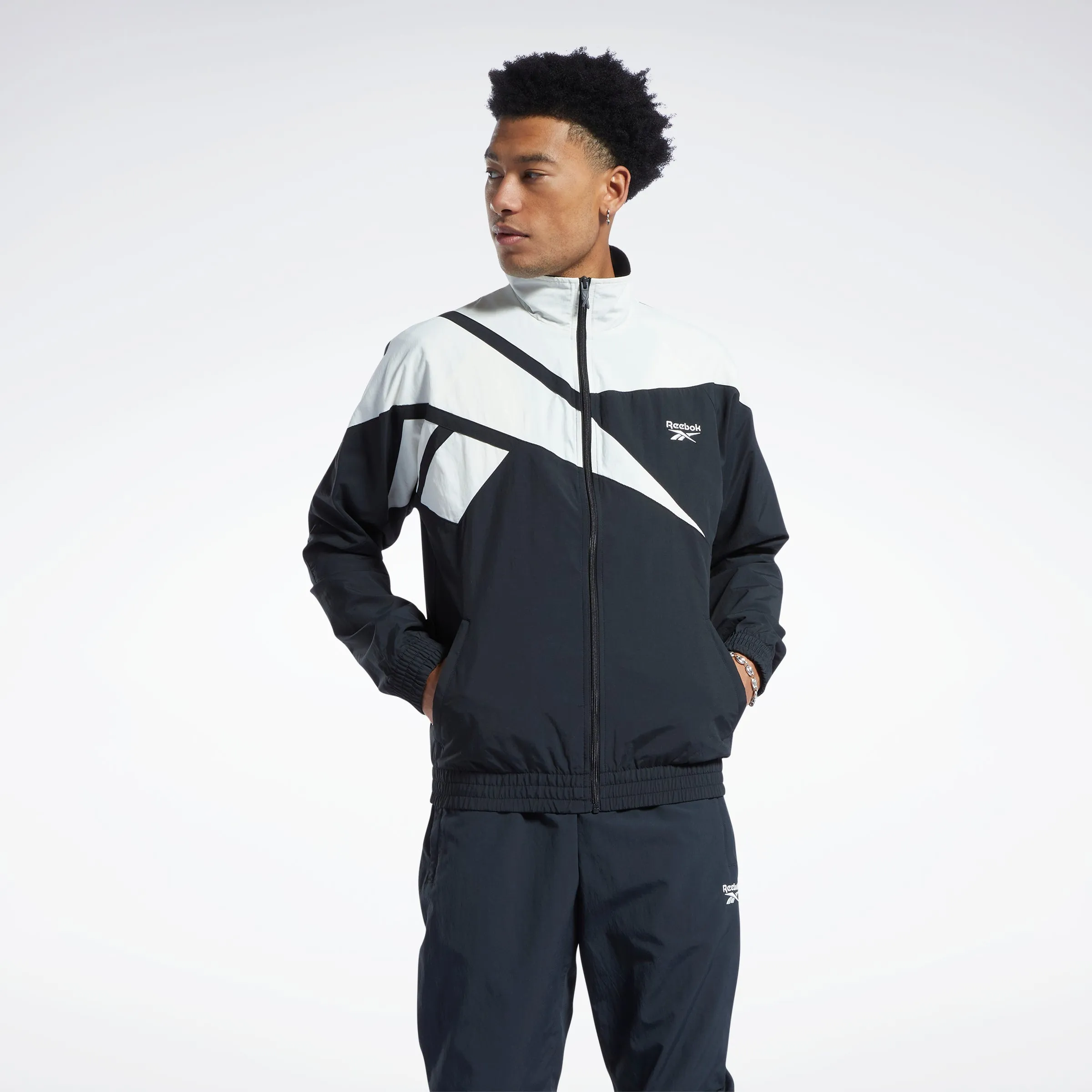 Reebok Apparel Men Classics Vector Track Top Nghblk/Nghblk