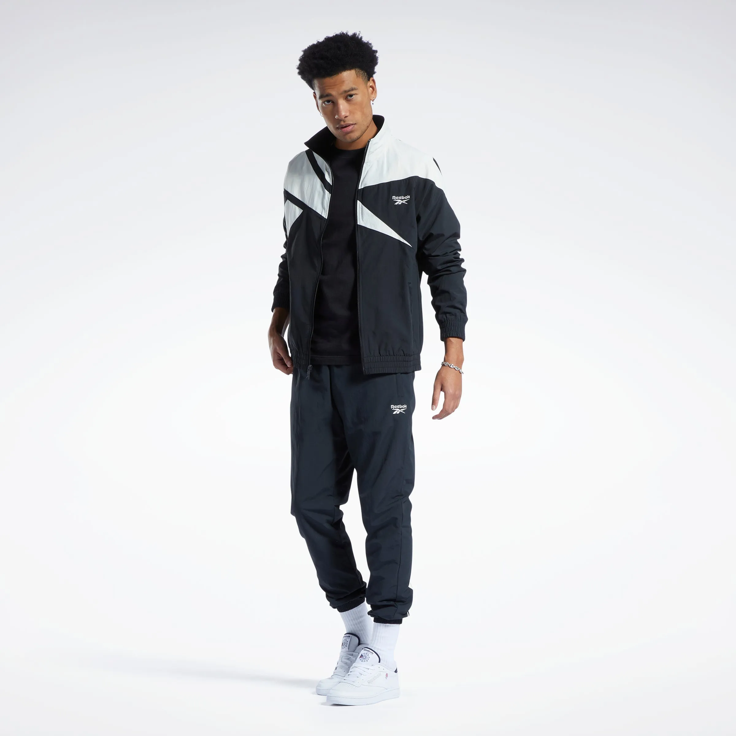 Reebok Apparel Men Classics Vector Track Top Nghblk/Nghblk