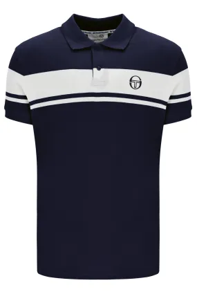 Sergio Tacchini Men's SS Young Line Polo Shirt Maritime Blue