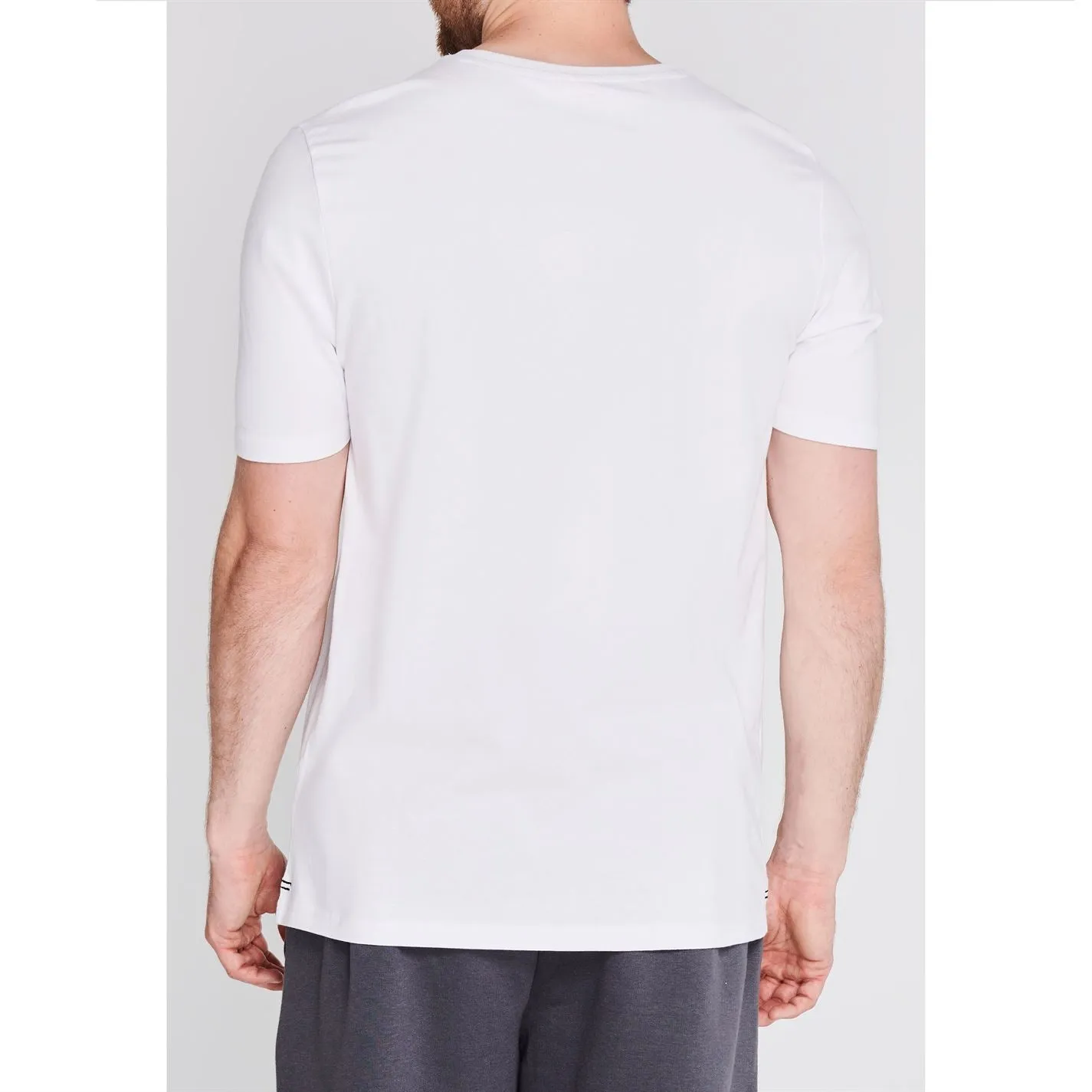 Slazenger Mens Plain T Shirt Crew Neck Tee Top Short Sleeve Lightweight Cotton