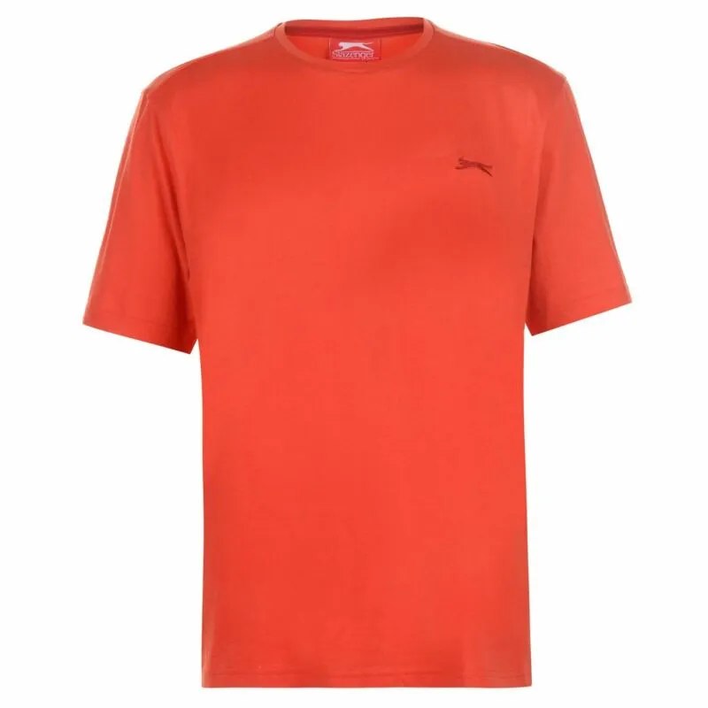 Slazenger Mens Plain T Shirt Crew Neck Tee Top Short Sleeve Lightweight Cotton