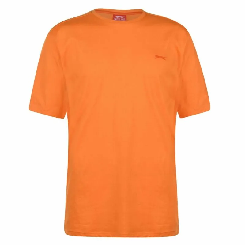 Slazenger Mens Plain T Shirt Crew Neck Tee Top Short Sleeve Lightweight Cotton