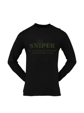 Sniper T-shirt - Sniper, No Warning, No Remorse..... (Men)