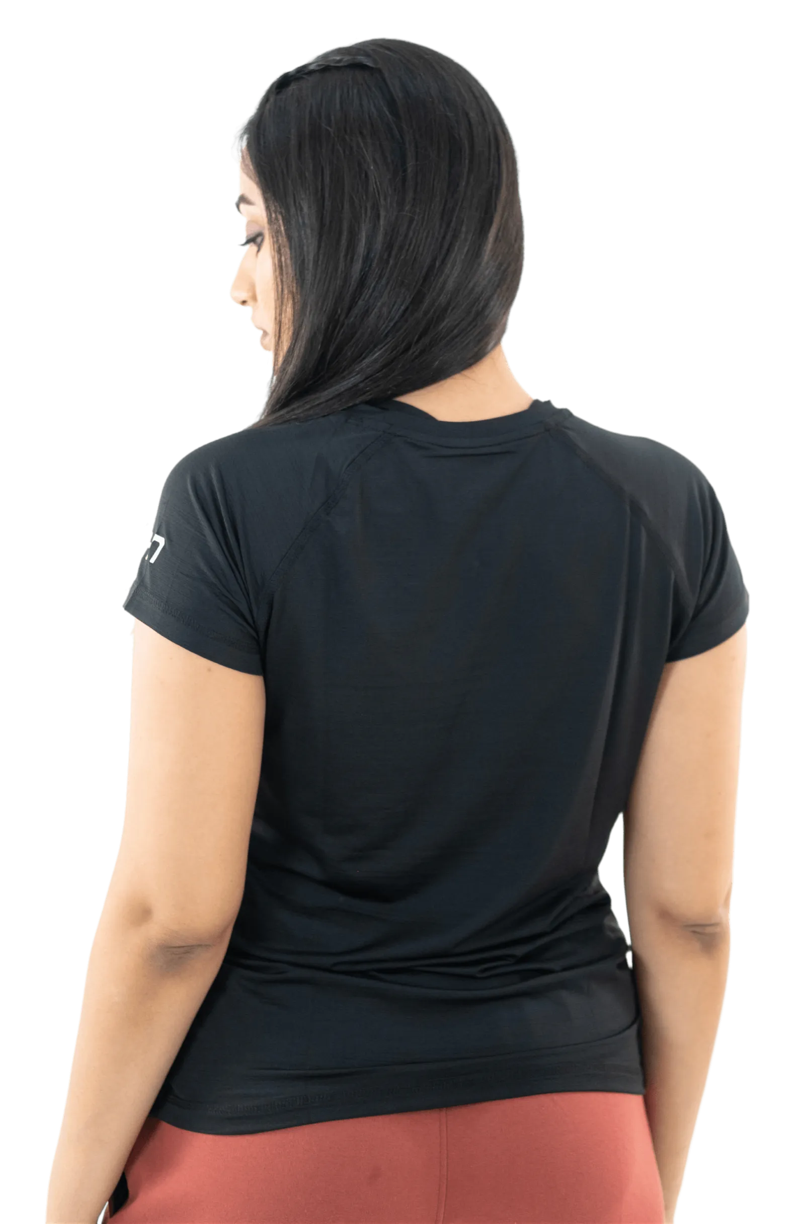 SOuLL Active Black Half Sleeves T-Shirt