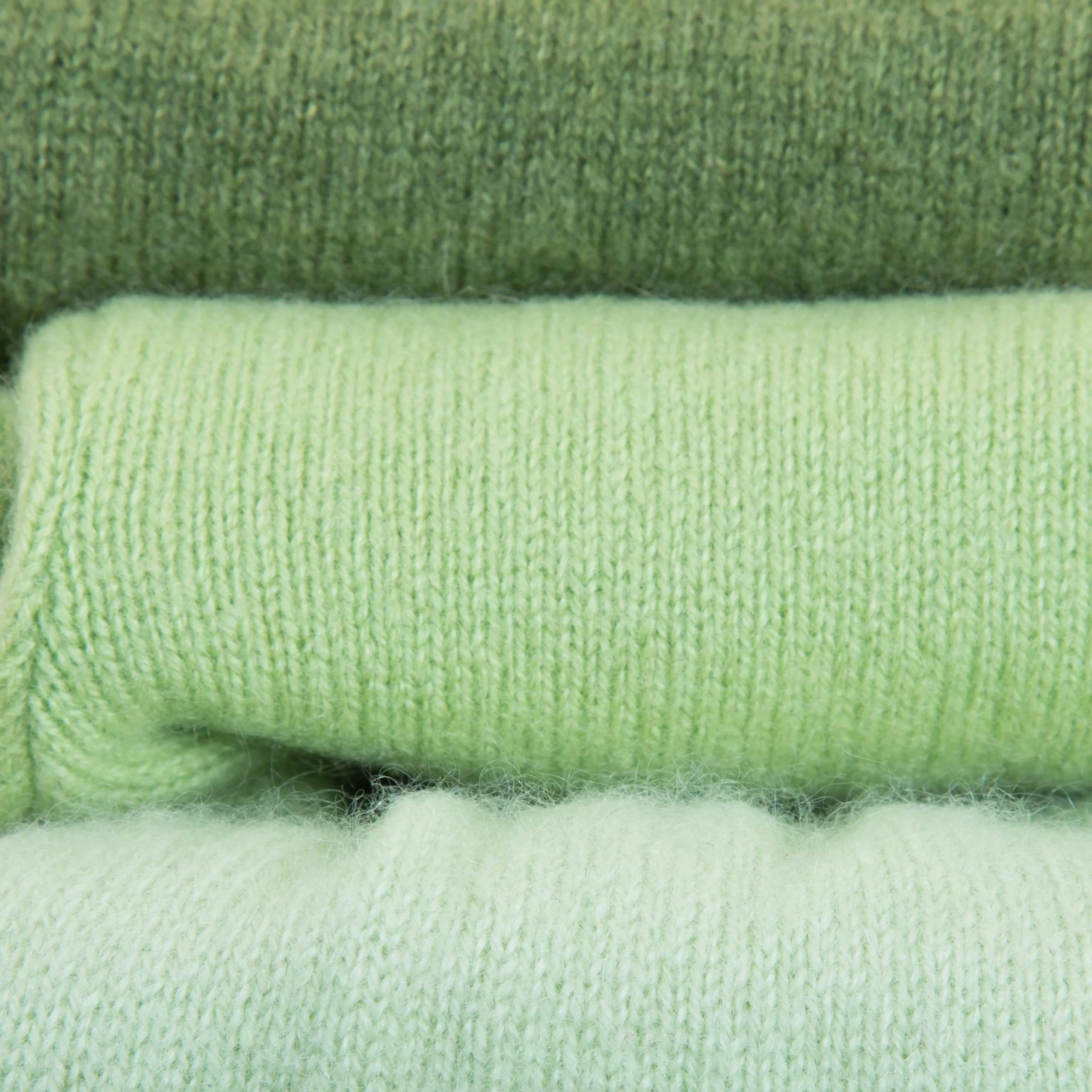 Spring Green Cashmere Fingerless Gloves