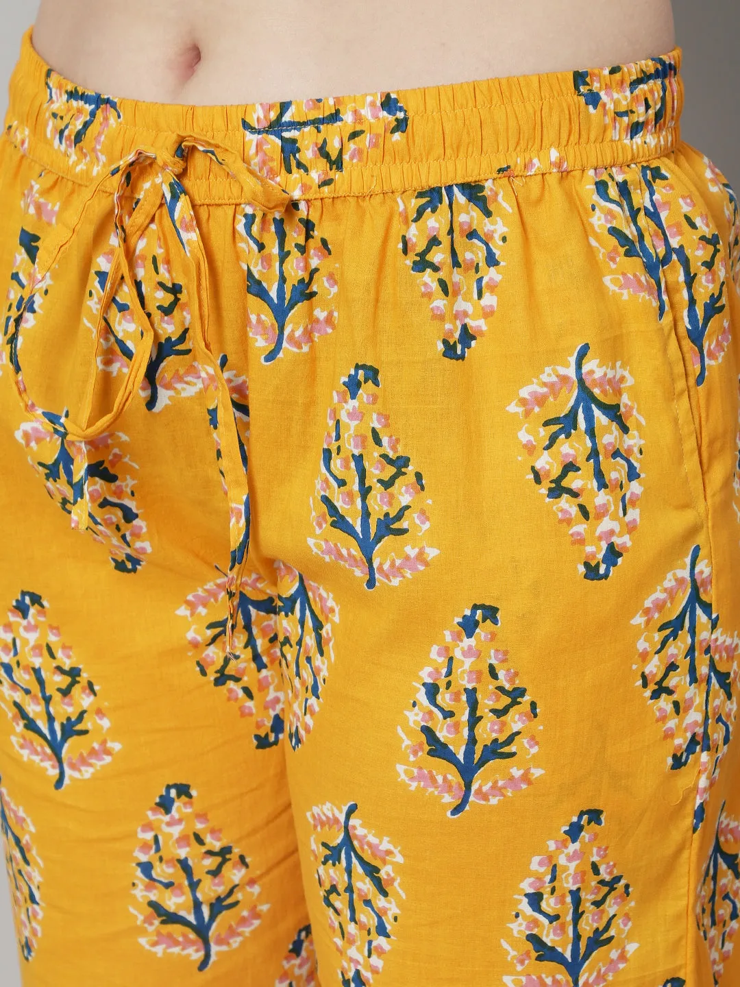 Summer Sprint Floral Pyjama - Yellow