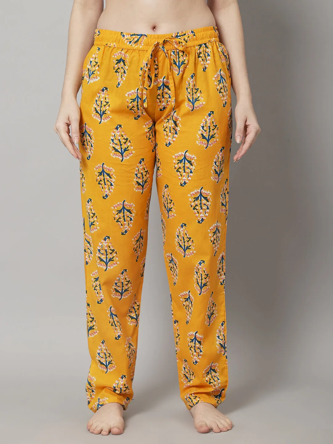 Summer Sprint Floral Pyjama - Yellow