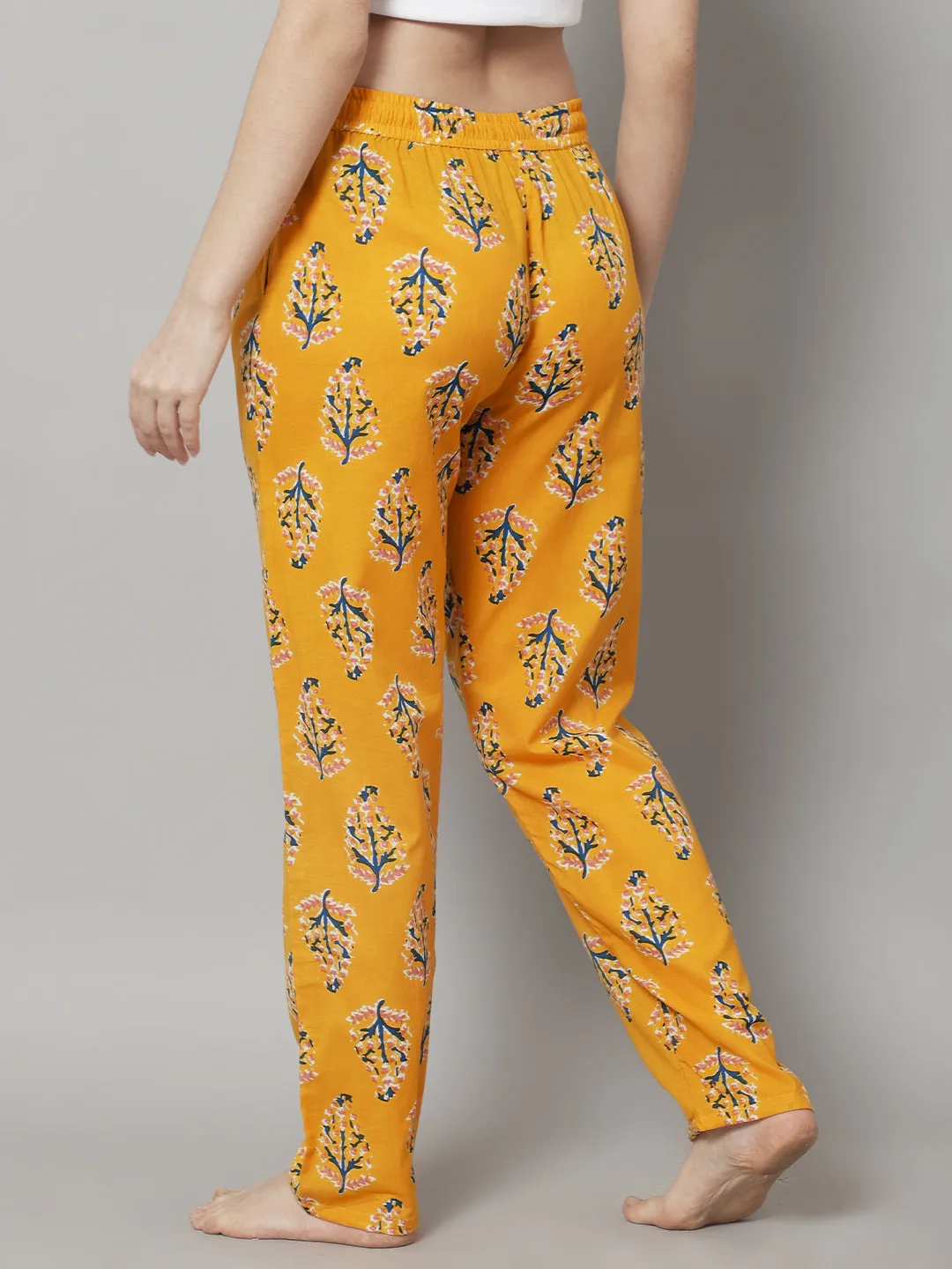 Summer Sprint Floral Pyjama - Yellow