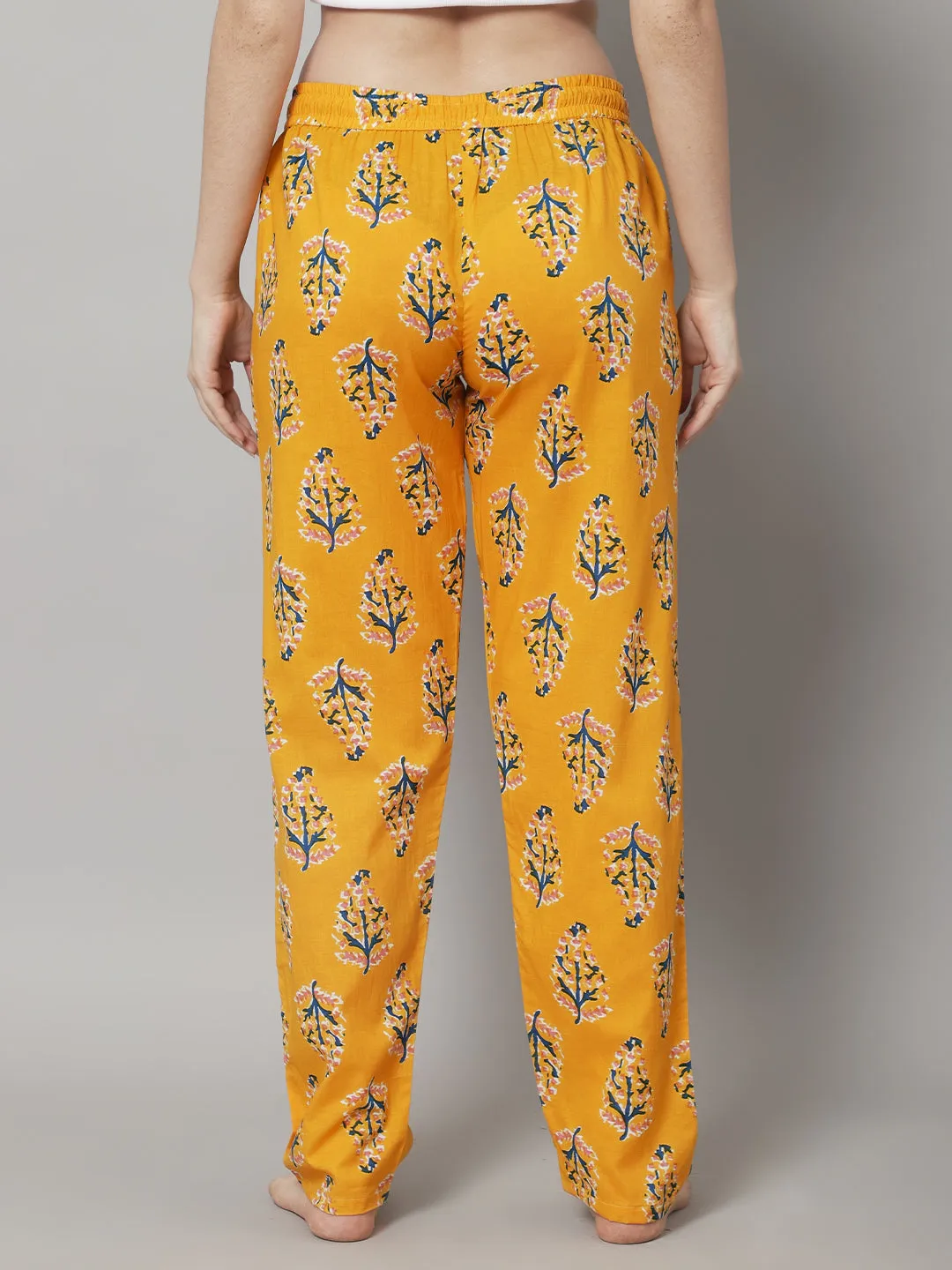 Summer Sprint Floral Pyjama - Yellow