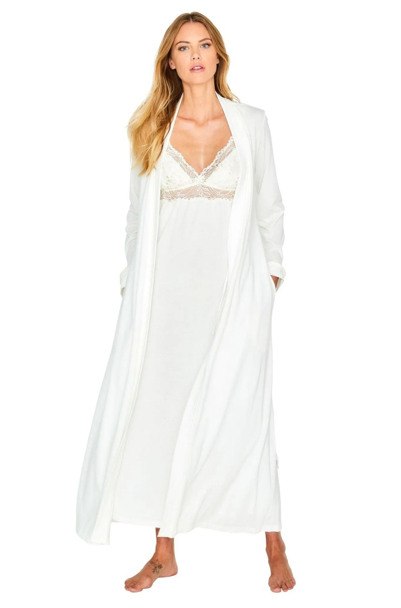 Tank Nightgown Robe Set