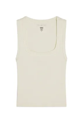 Tash Tank - Ivory Rib