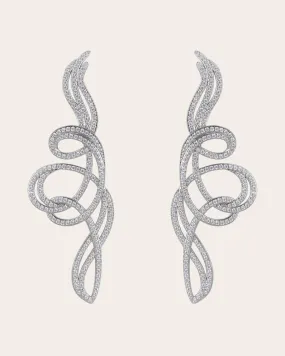 The Aaliyah earrings - silver plated