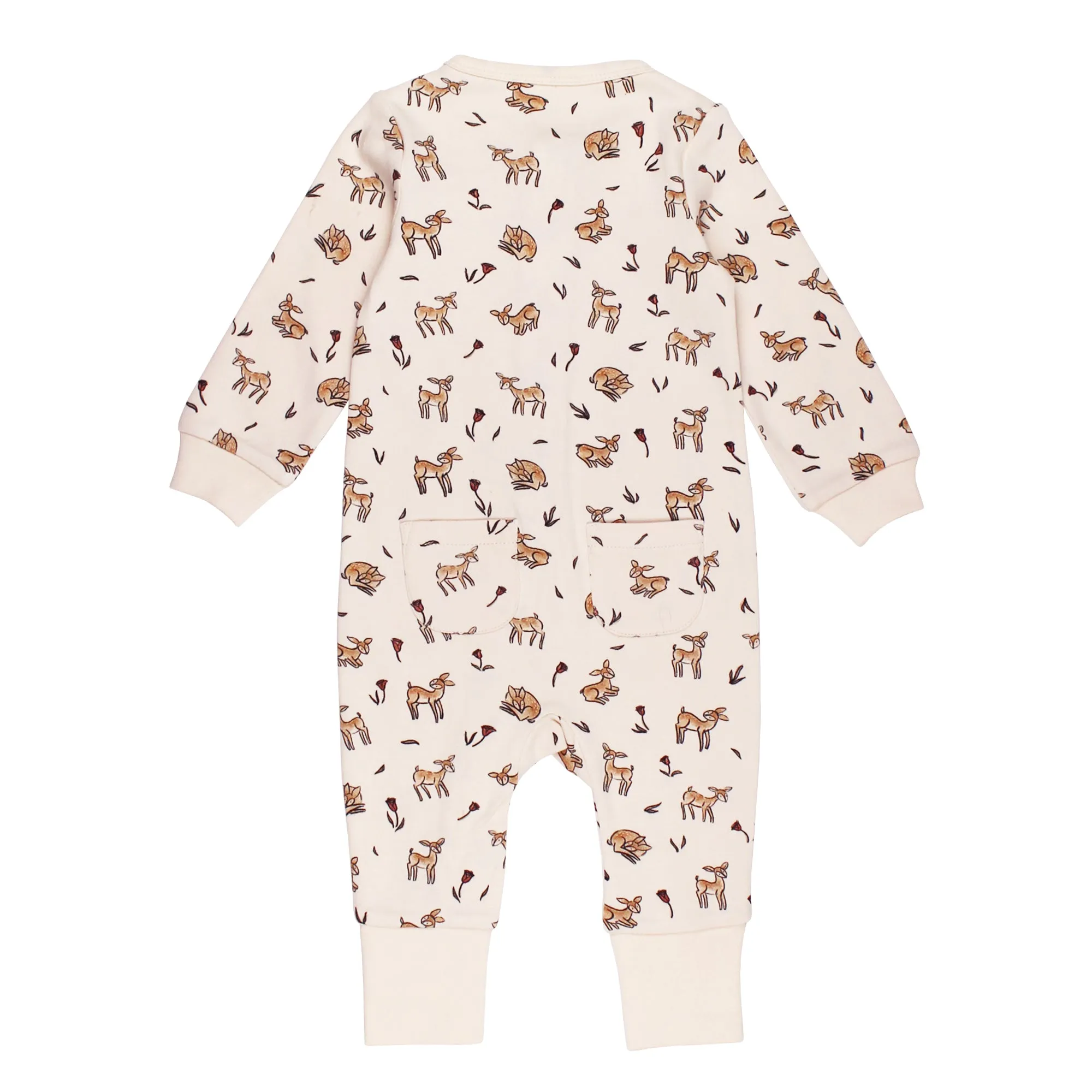 The Woodland Collection - Organic 2-Way Zipper Romper