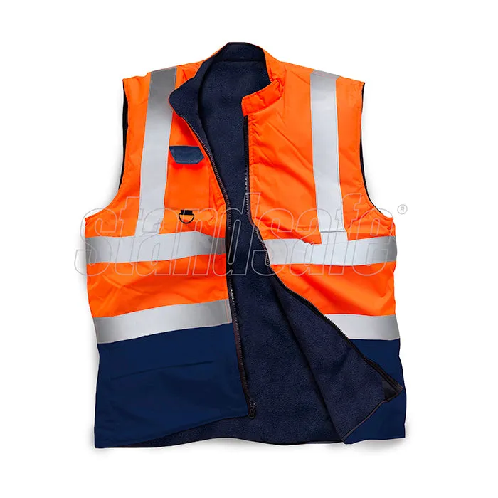 Two Tone Hi Vis Bodywarmer EN ISO 20471