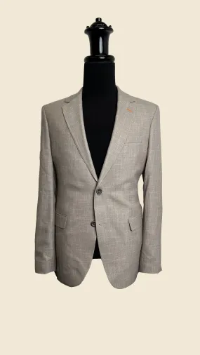 Vercini Modern Classic Taupe Wave Men's Blazer