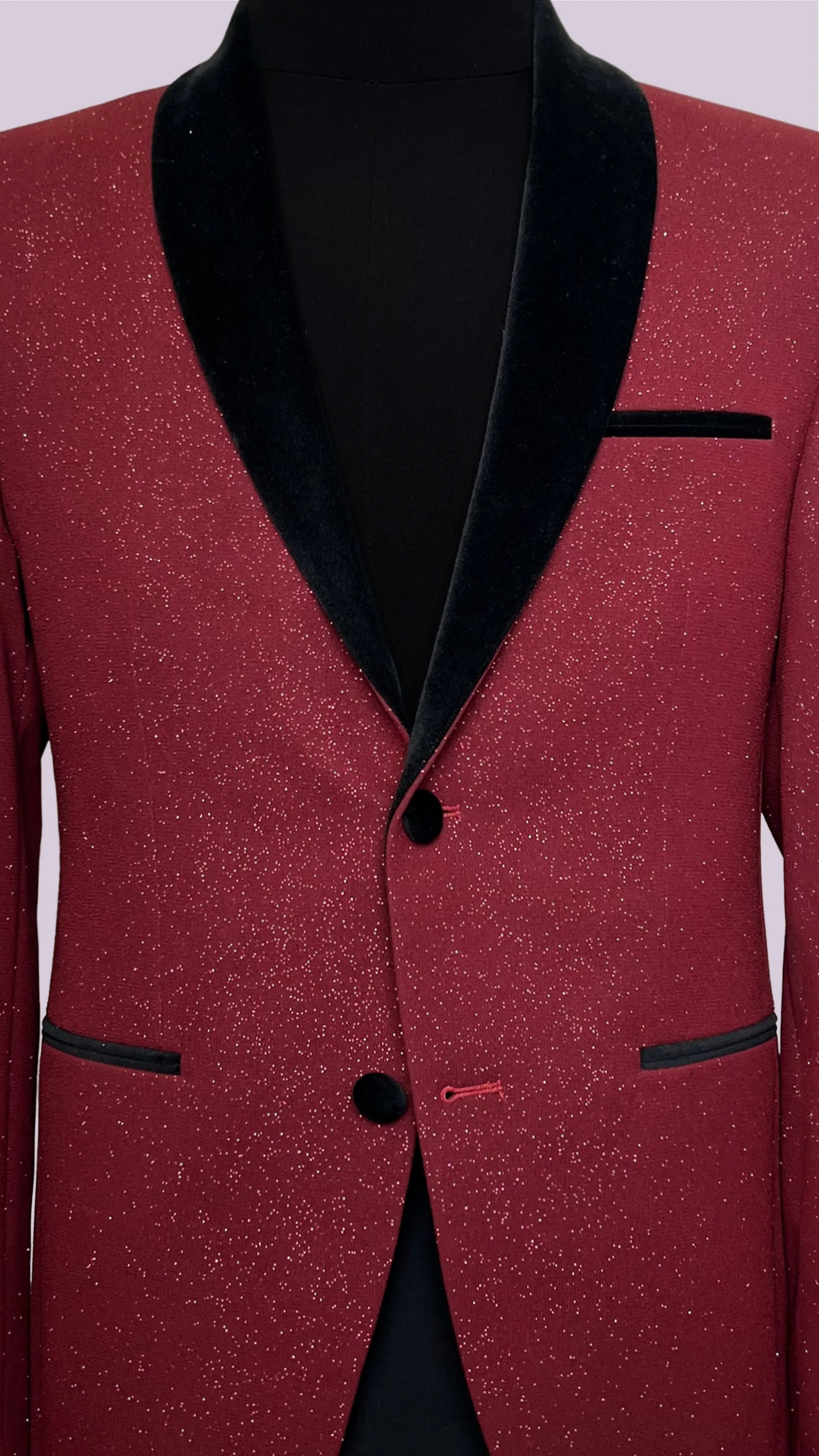 Vercini Opulent Red Tuxedo Blaze