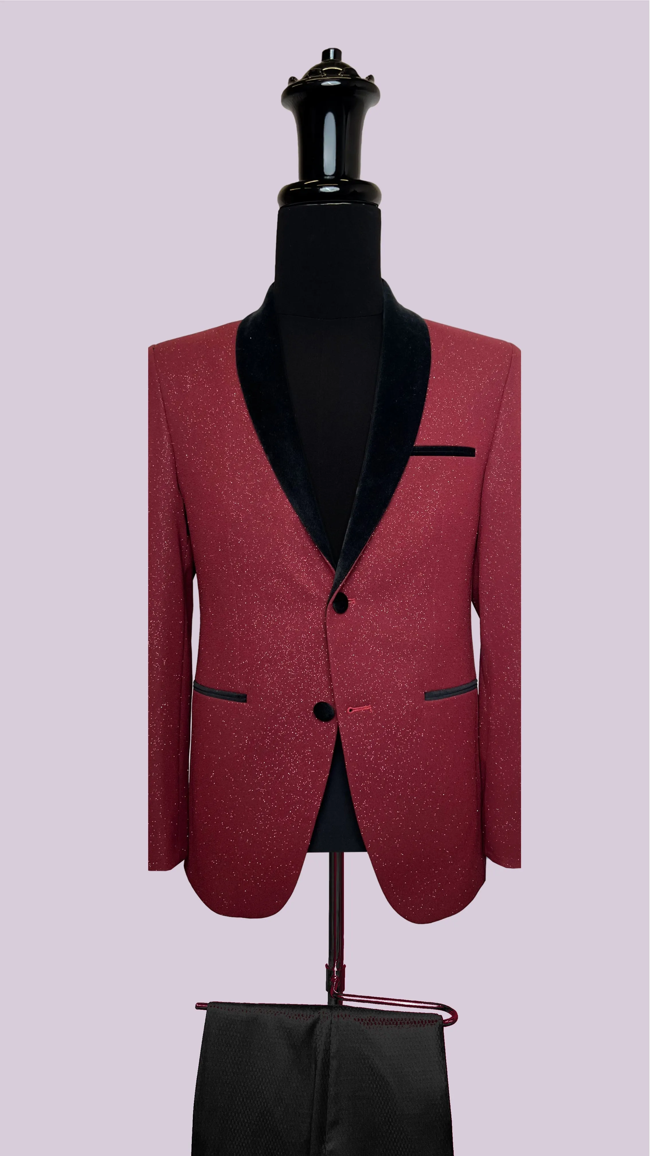 Vercini Opulent Red Tuxedo Blaze