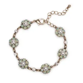 Vine floral bracelet: 1950s vintage style bracelet